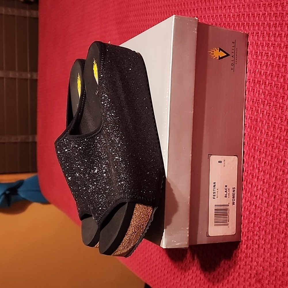 Volatiles, Festina, black sparkly, stretchy material